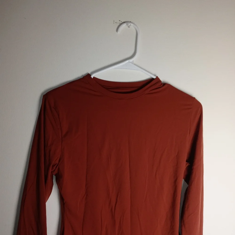 SKIMS Long Sleeve Crew Neck Bodysuit Size XL - Picture 2 of 11